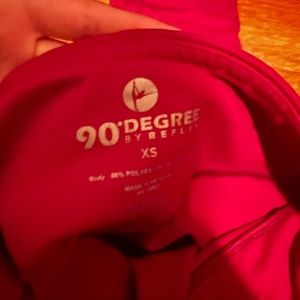 Fuschia 90 degree legging xs